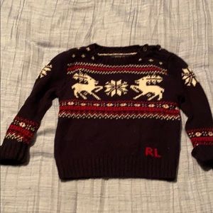 Toddler Boy Polo Holiday Sweater